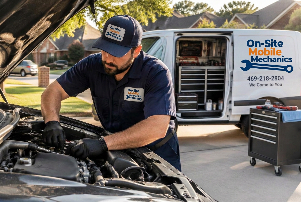 Our mobile mechanic at work